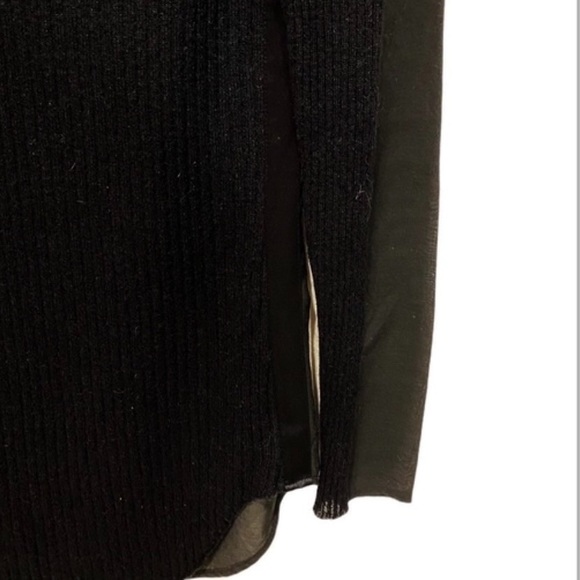 RAG & BONE Long Sleeve Wool Silk Tee Sheer - Picture 3 of 8